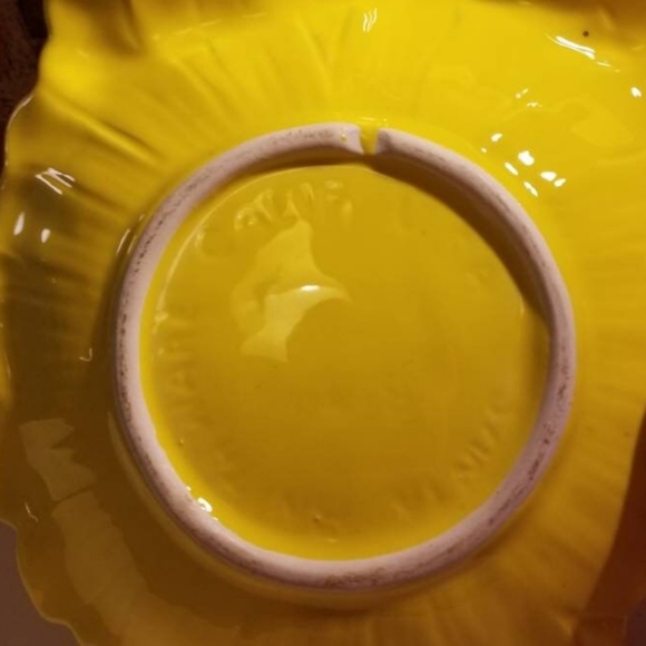 SANTA ANITA WEAR SUNFLOWER PLATTER VTG KITCHEN SERVEWEAR RETRO MCM CALIFORNIA - Picture 5 of 5